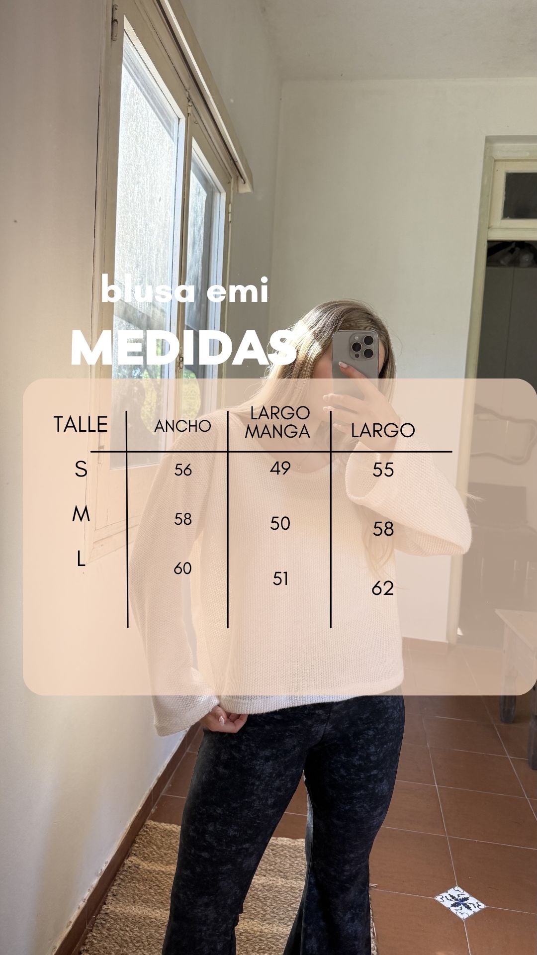 blusa emi crudo
