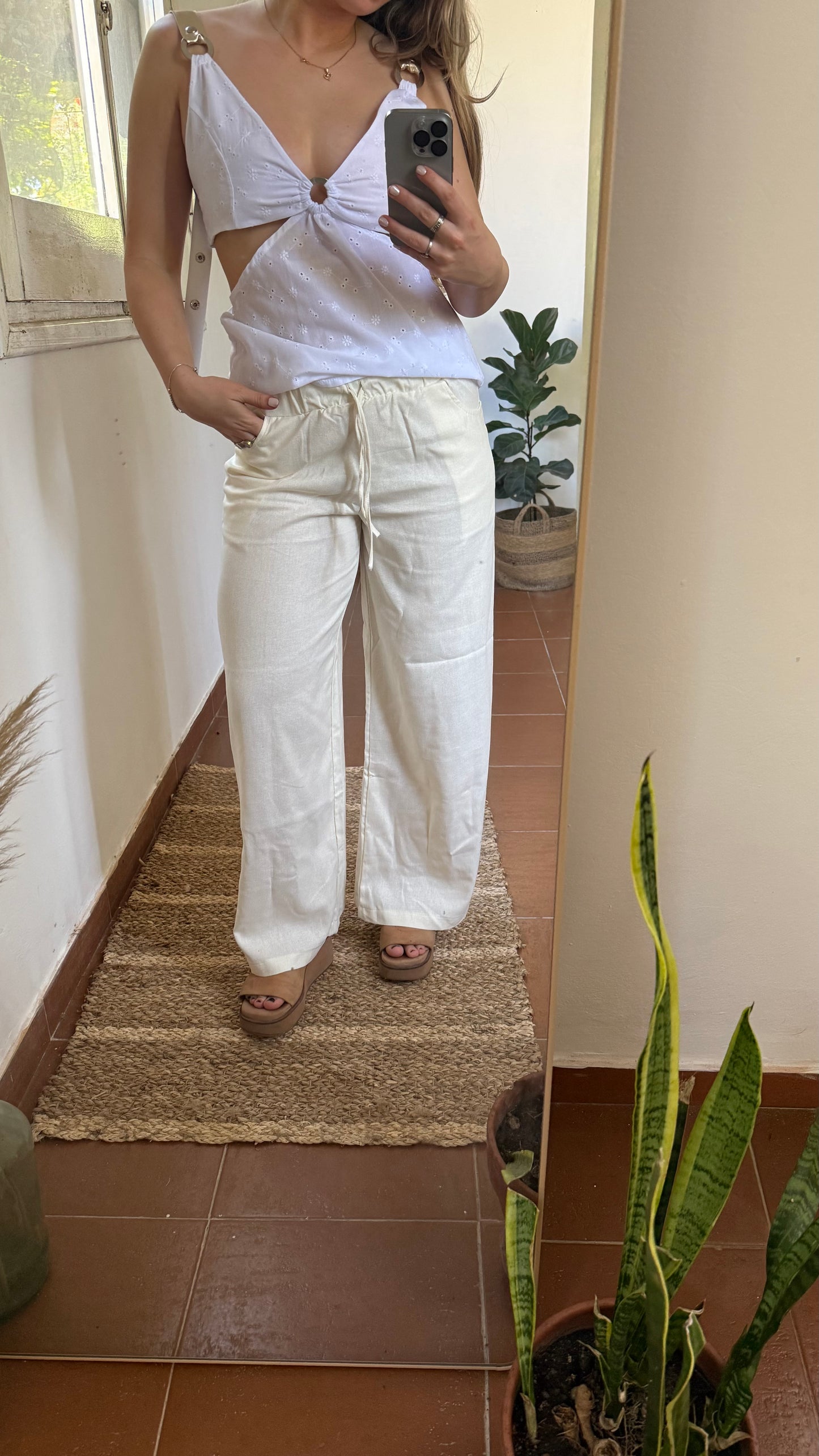 pant lino crudo