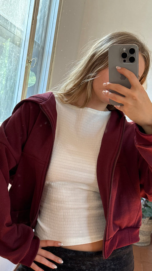 campera lazy bordo
