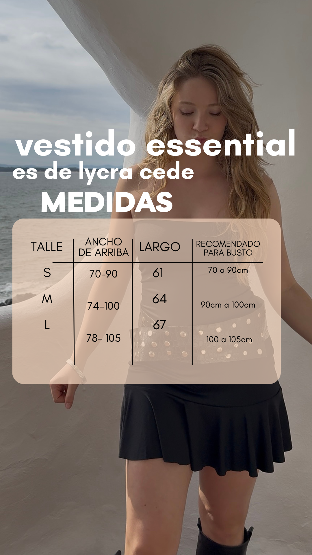 vestido essential rojo