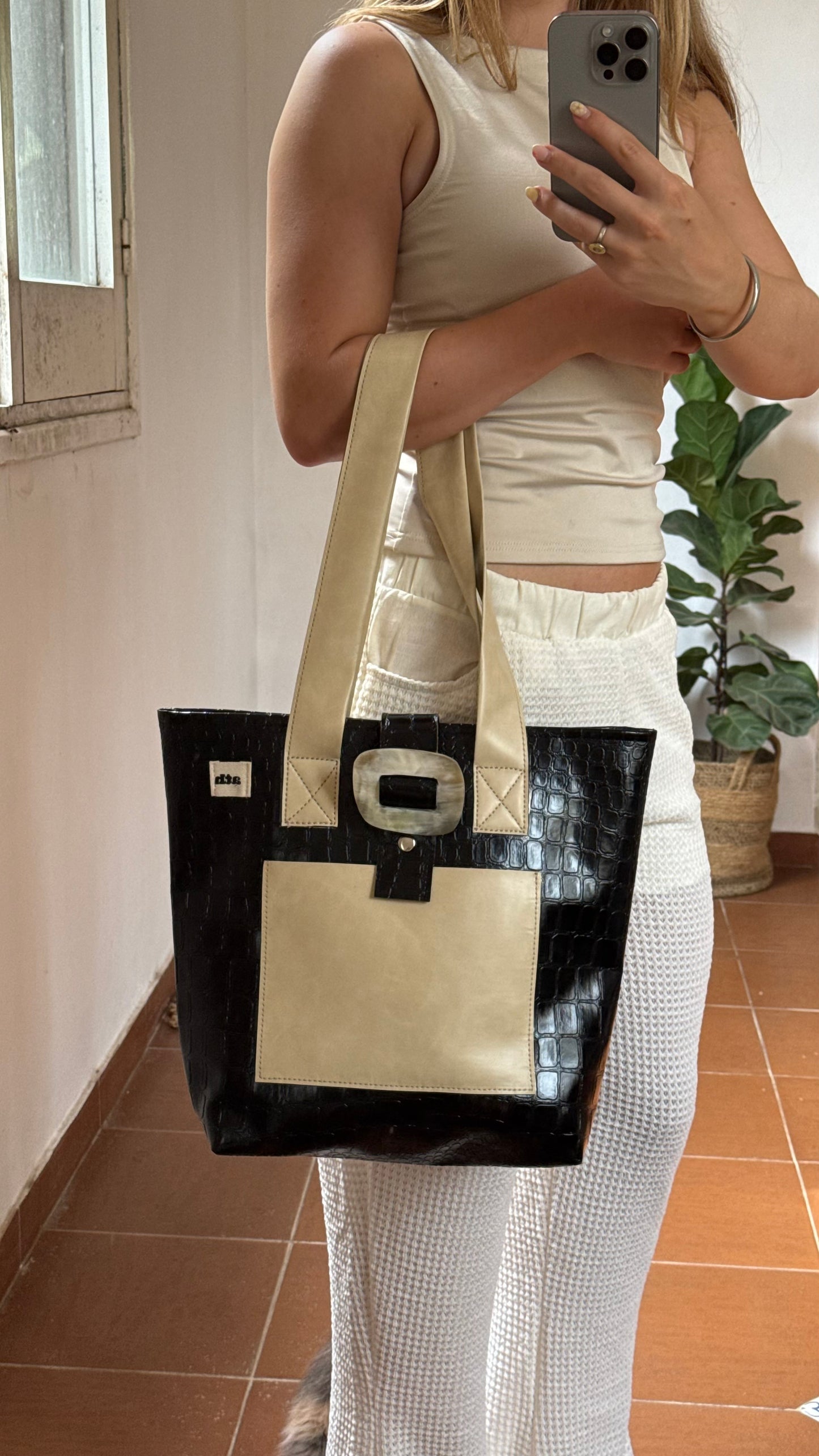 tote bag deva con cierre