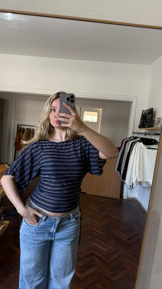 reme básica rayas azul