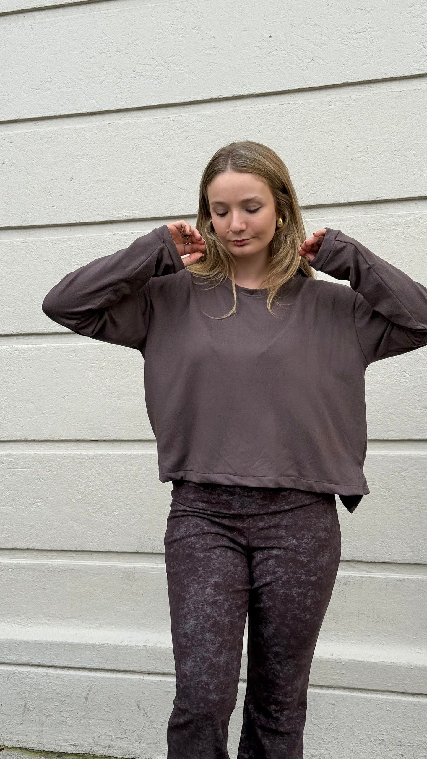 blusa basic chocolate