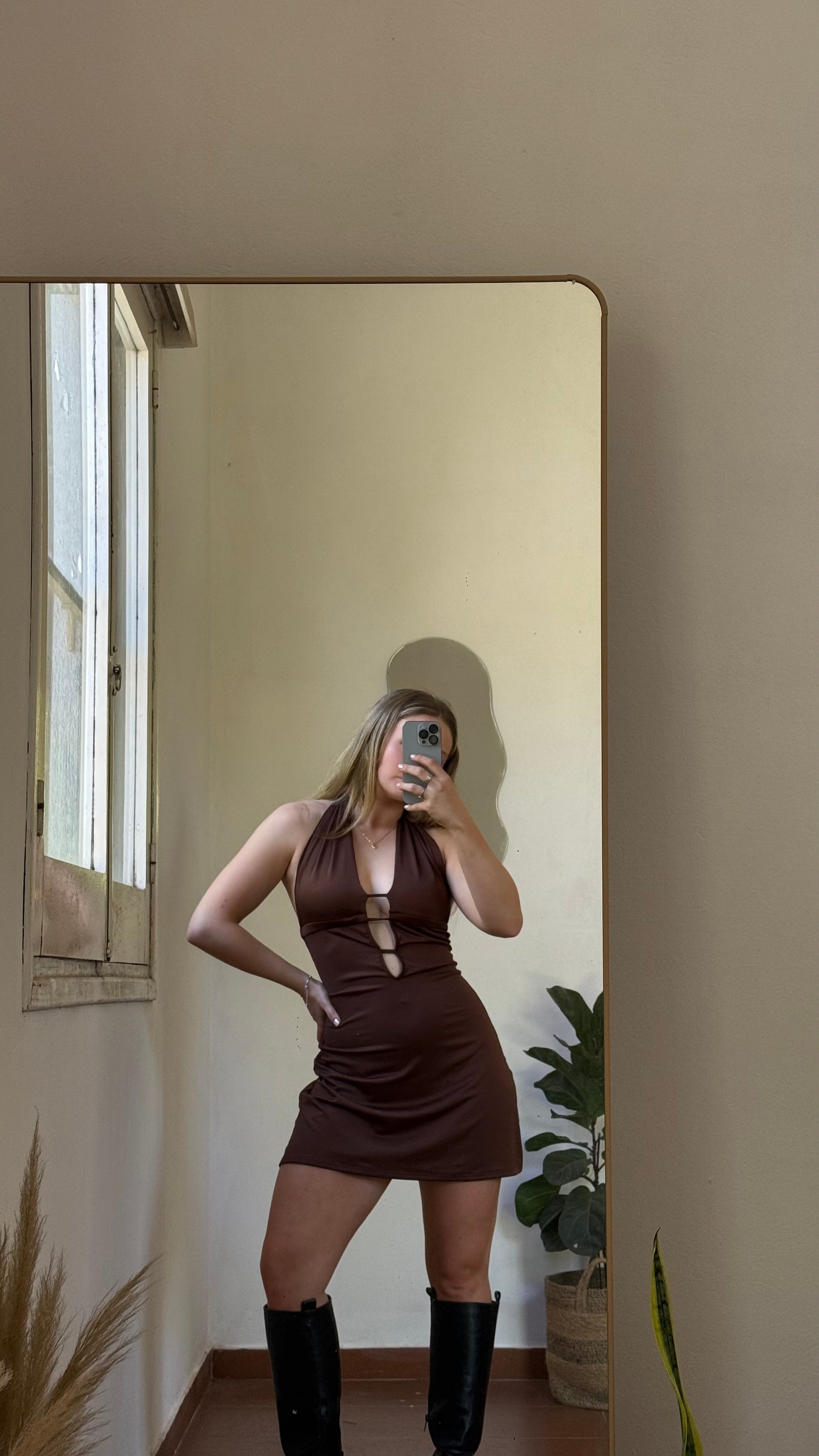 vestido sun chocolate