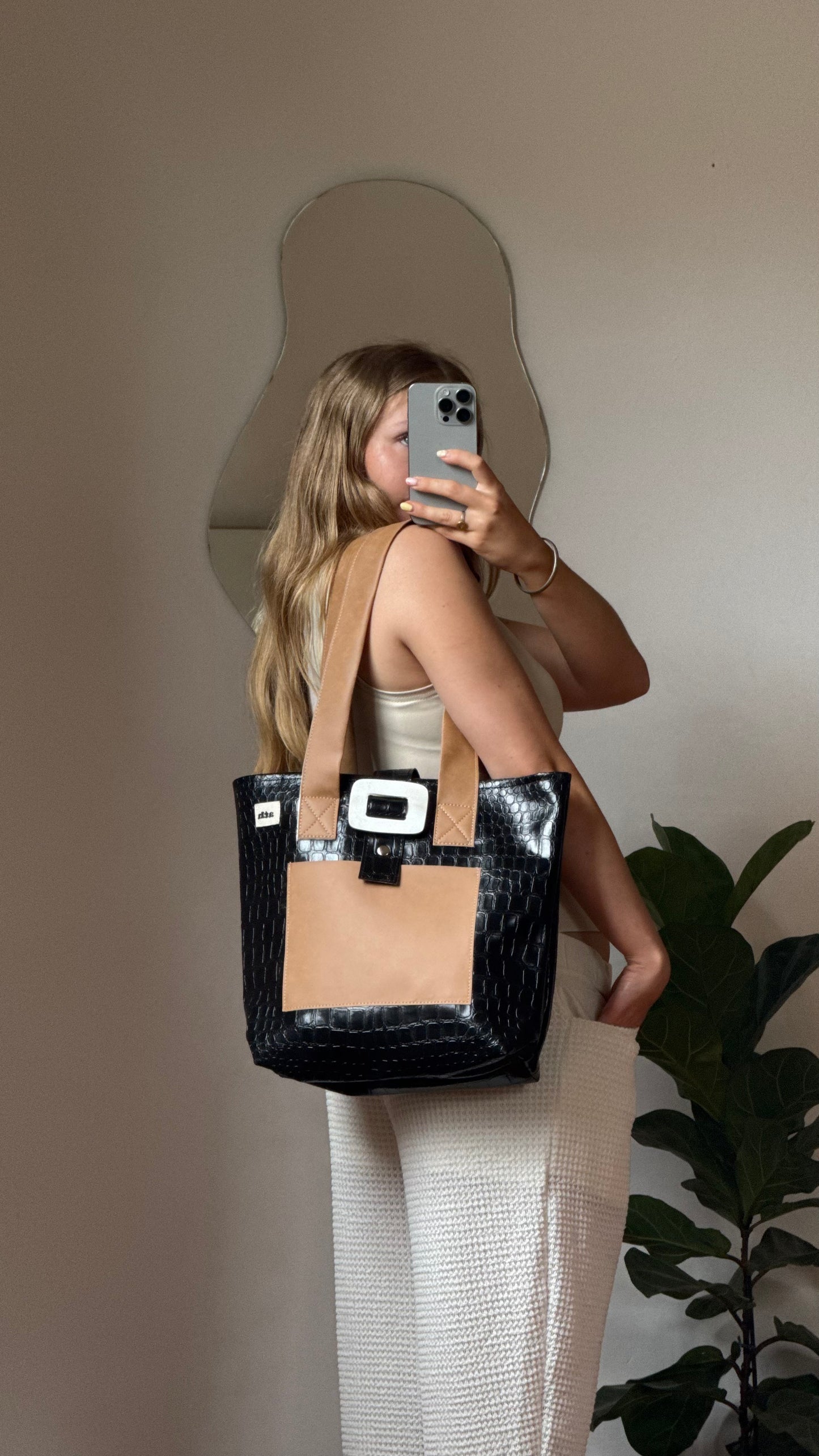 tote bag deva con cierre