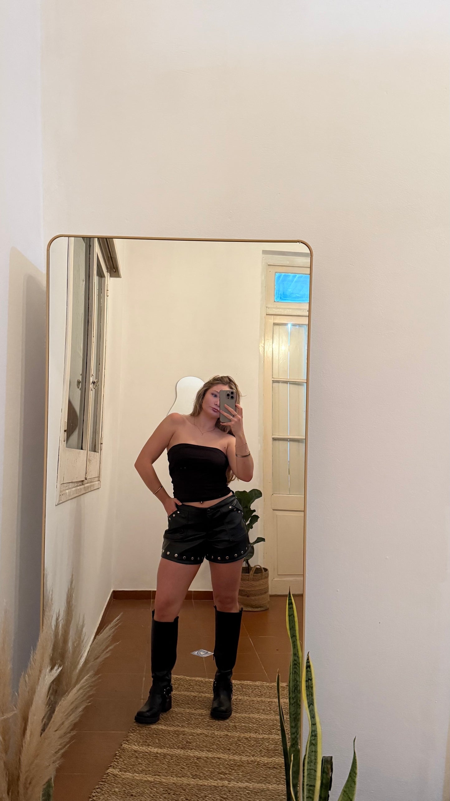 short boho ecocuero