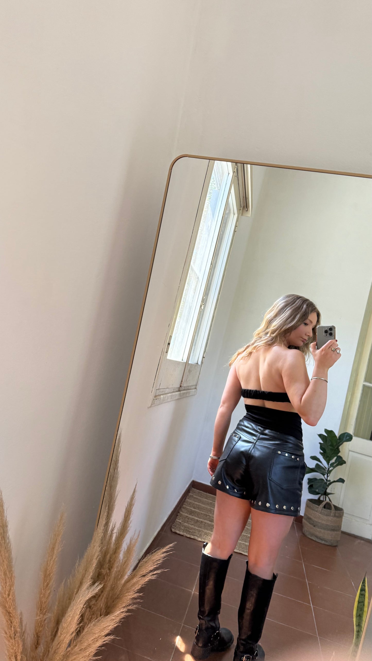 short boho ecocuero
