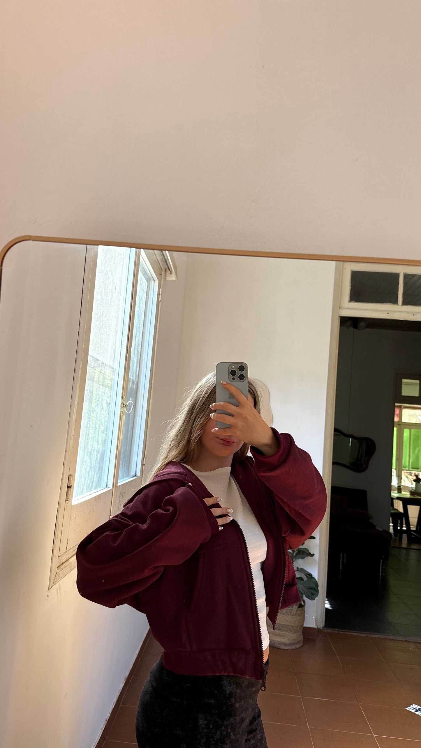 campera lazy bordo
