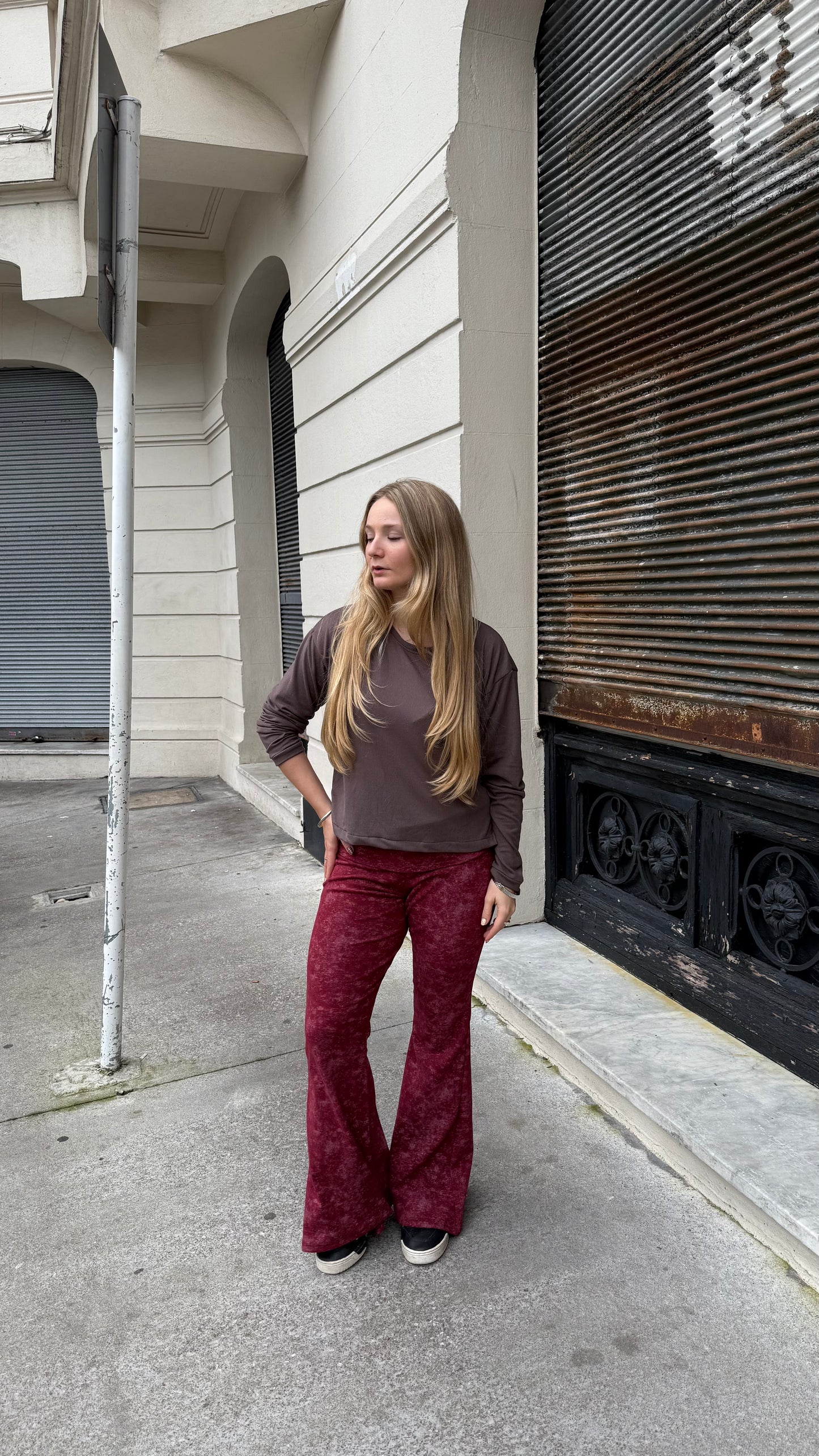 pant oxford termico rojo