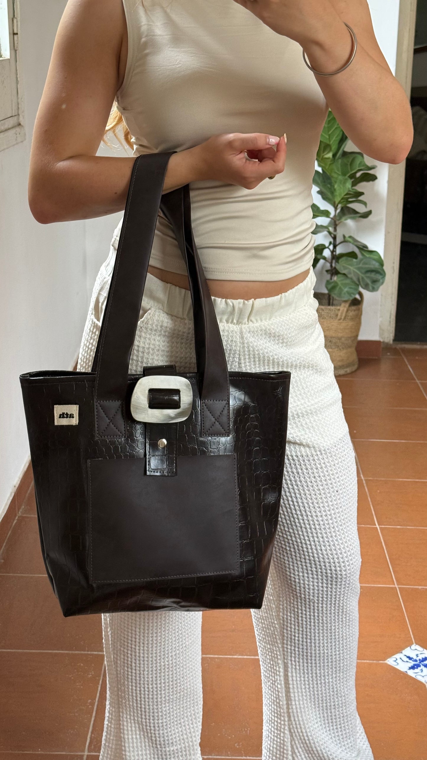tote bag deva con cierre