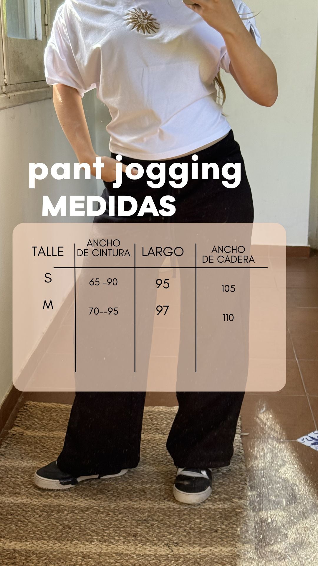 pant jogging negro