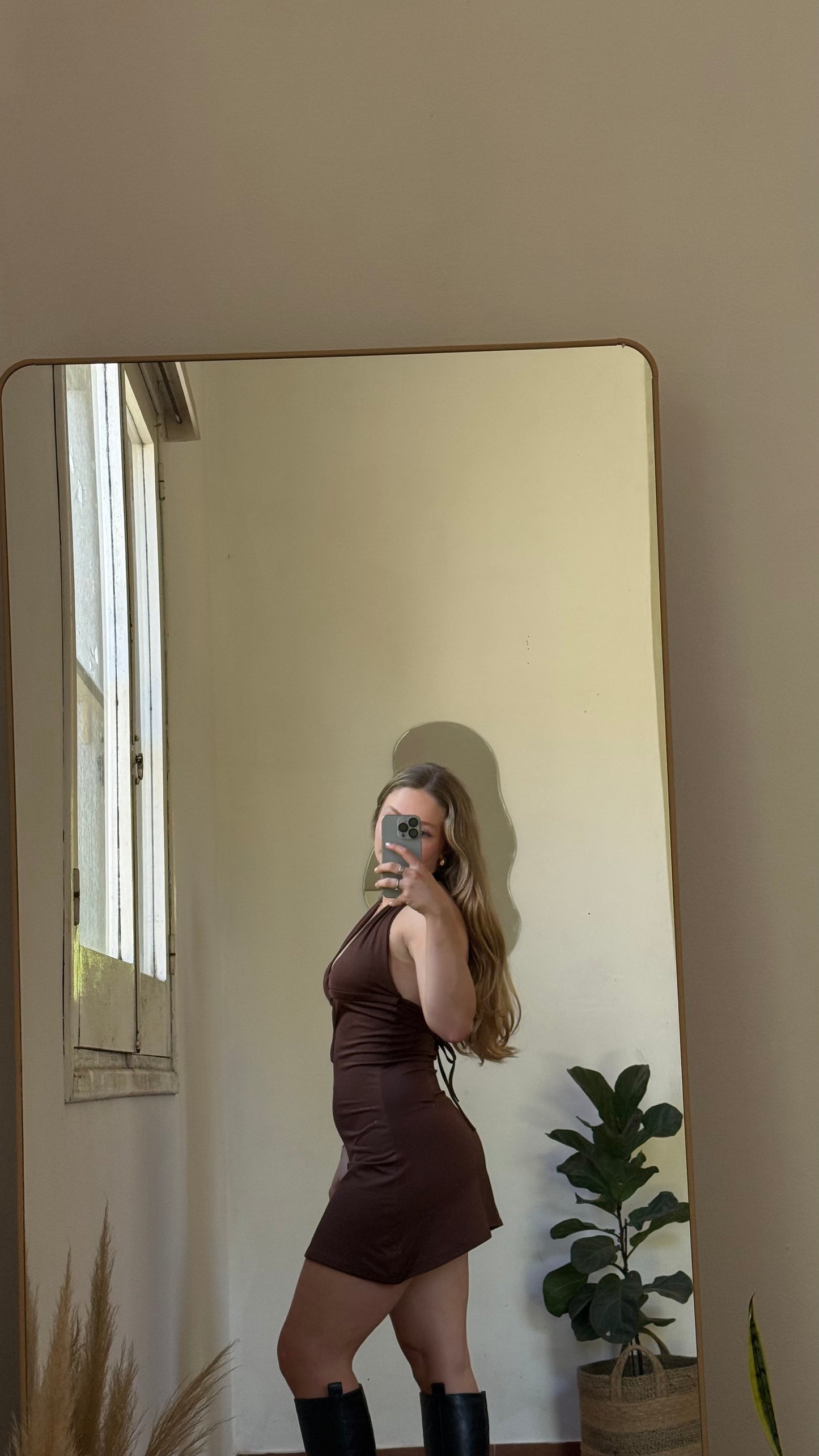 vestido sun chocolate
