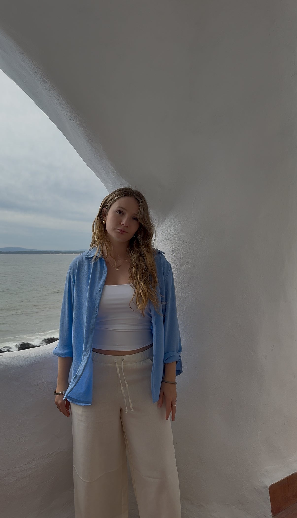camisa must azul