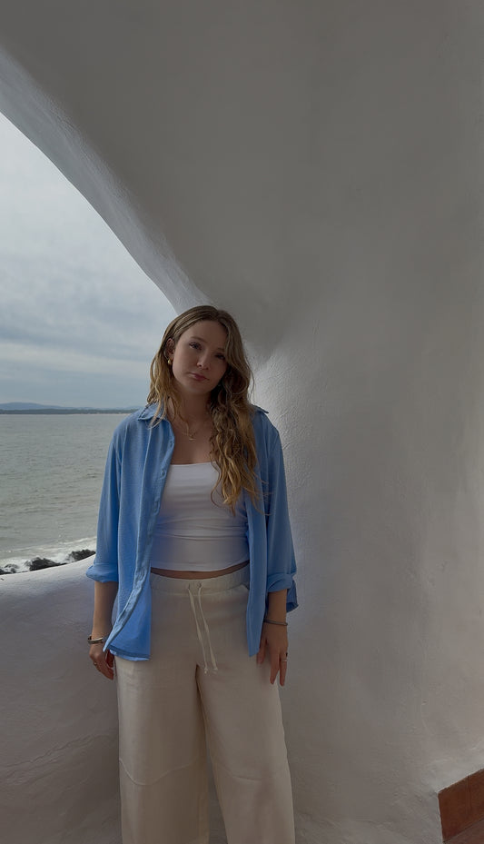 camisa must azul