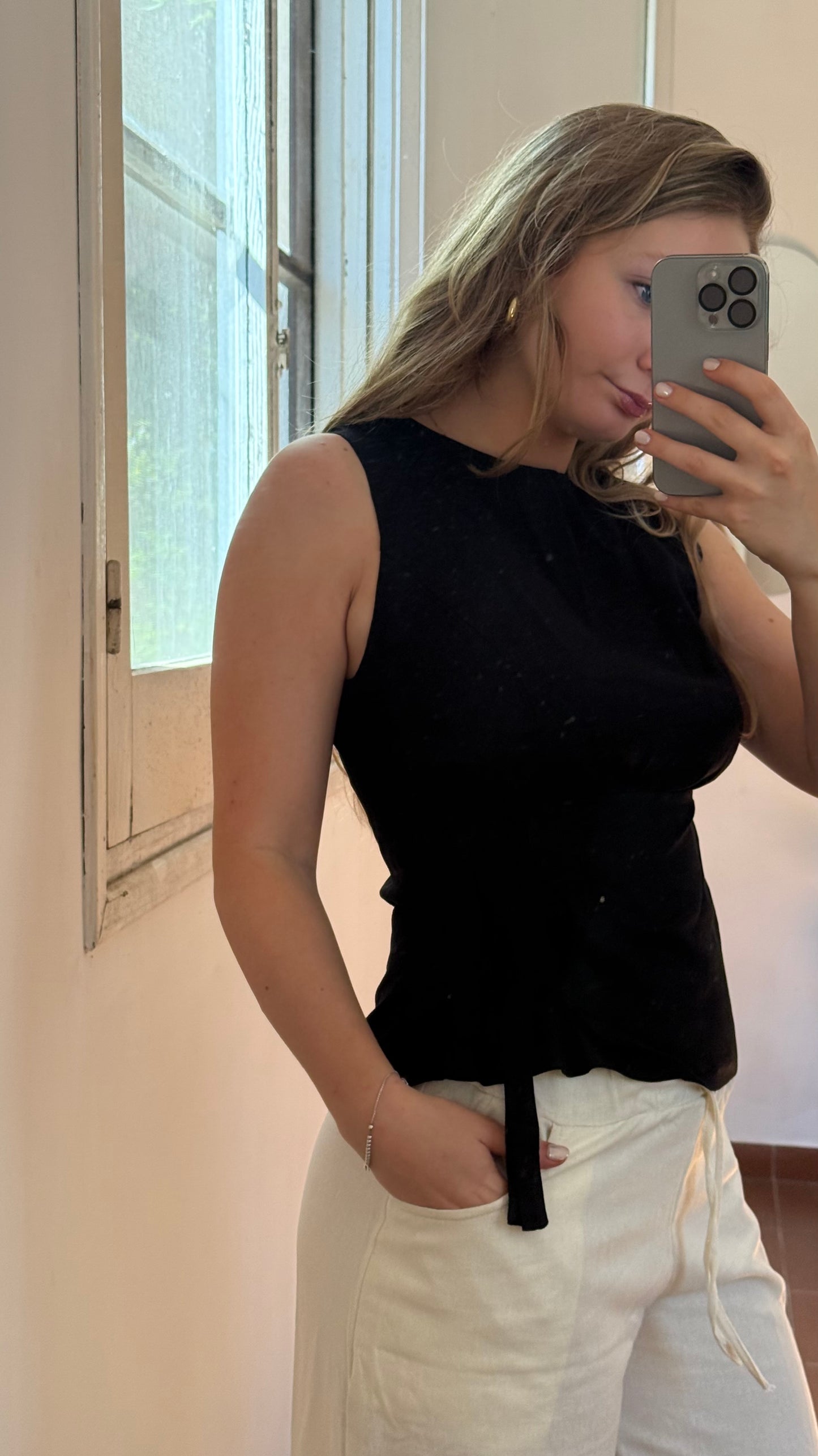 top elegance lino negro