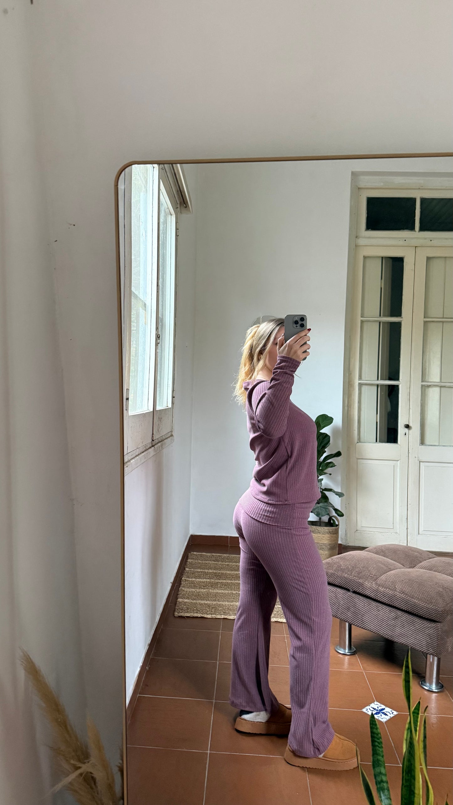 pant cozy bordo