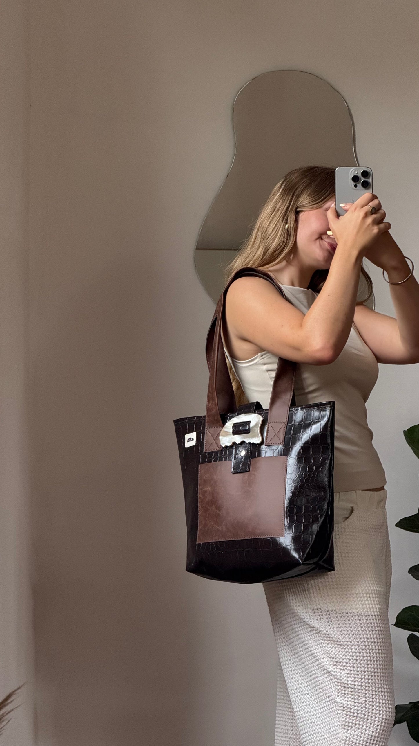 tote bag deva con cierre