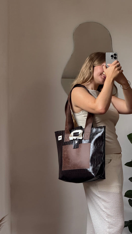 tote bag deva con cierre