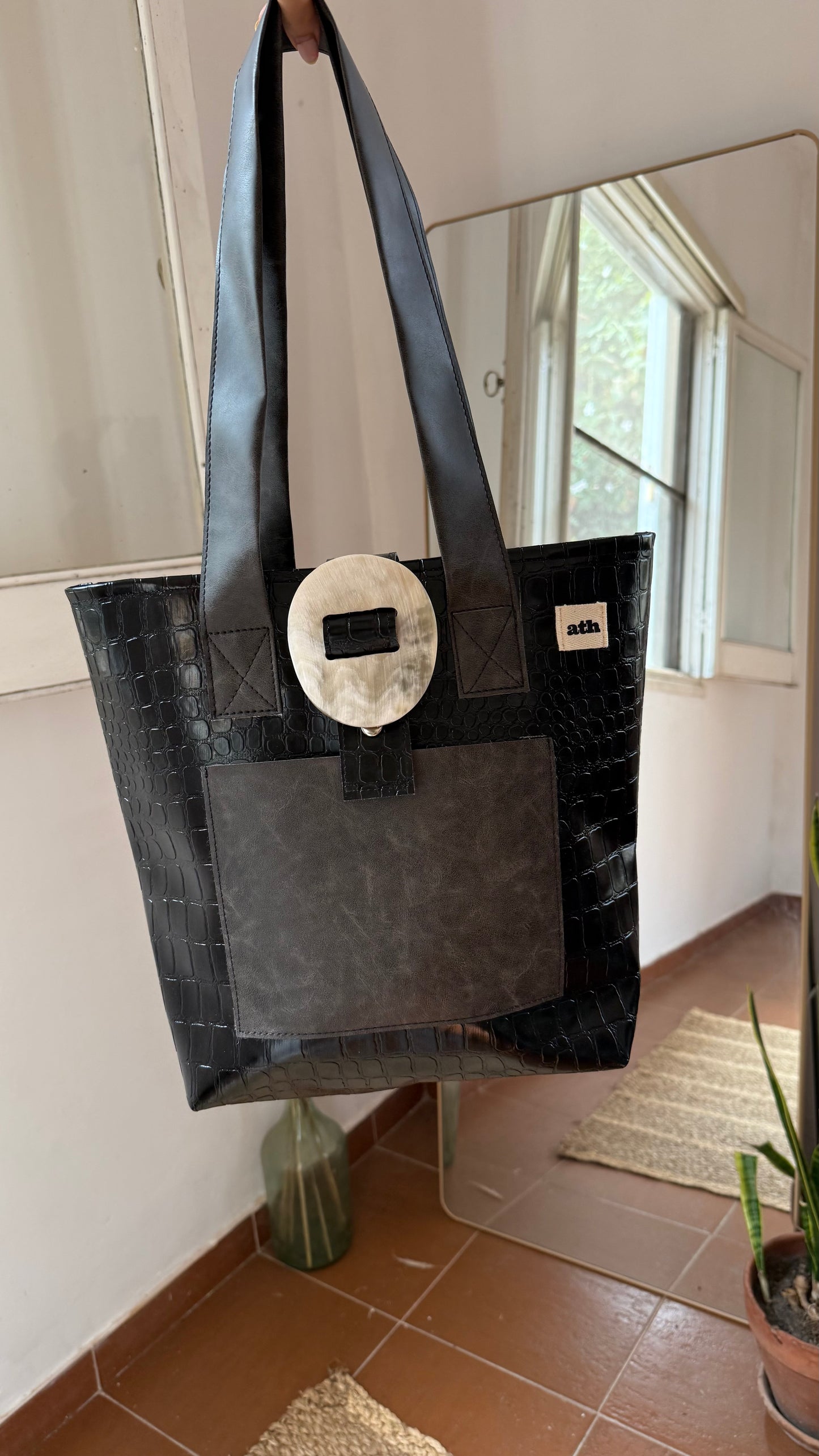 tote bag deva con cierre