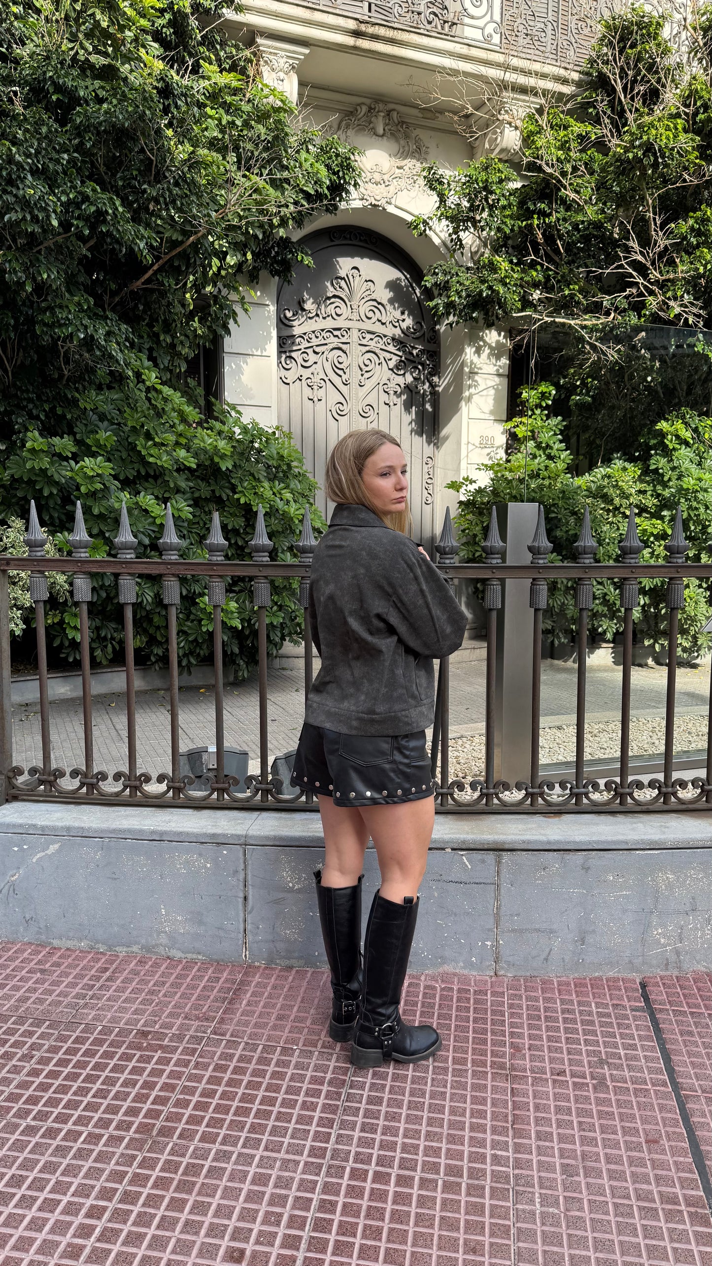 campera basic negro