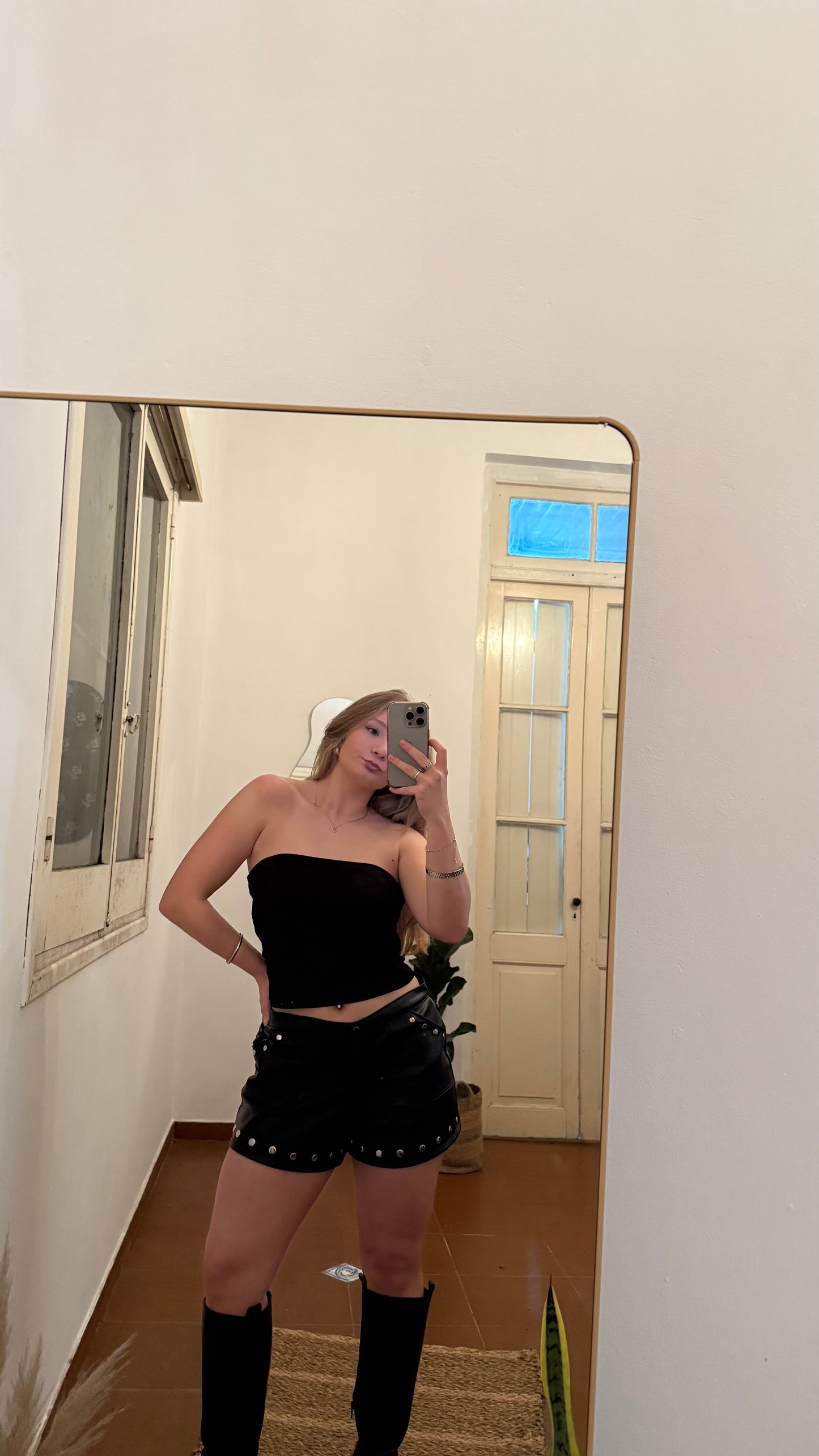 short boho ecocuero