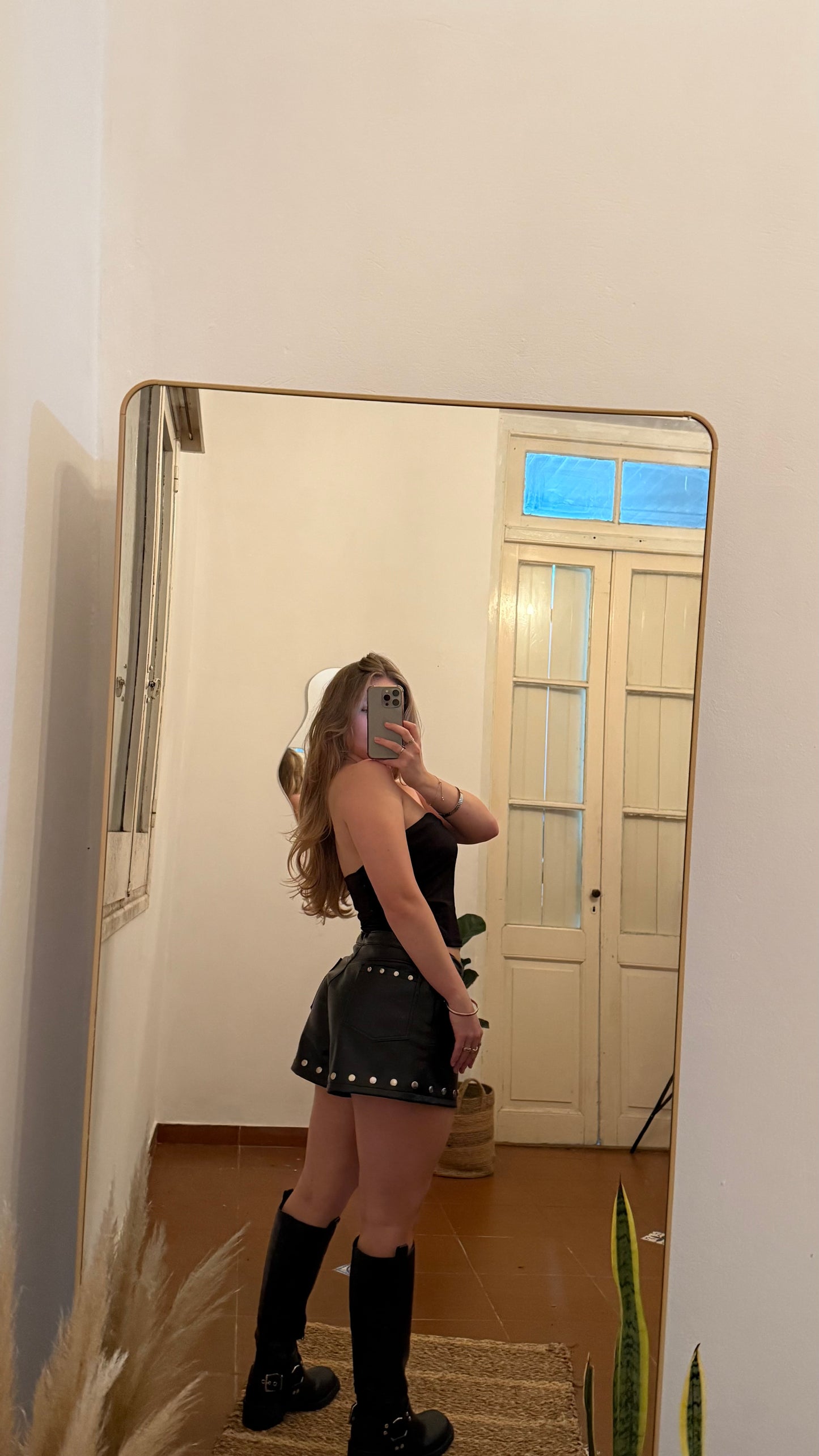 short boho ecocuero