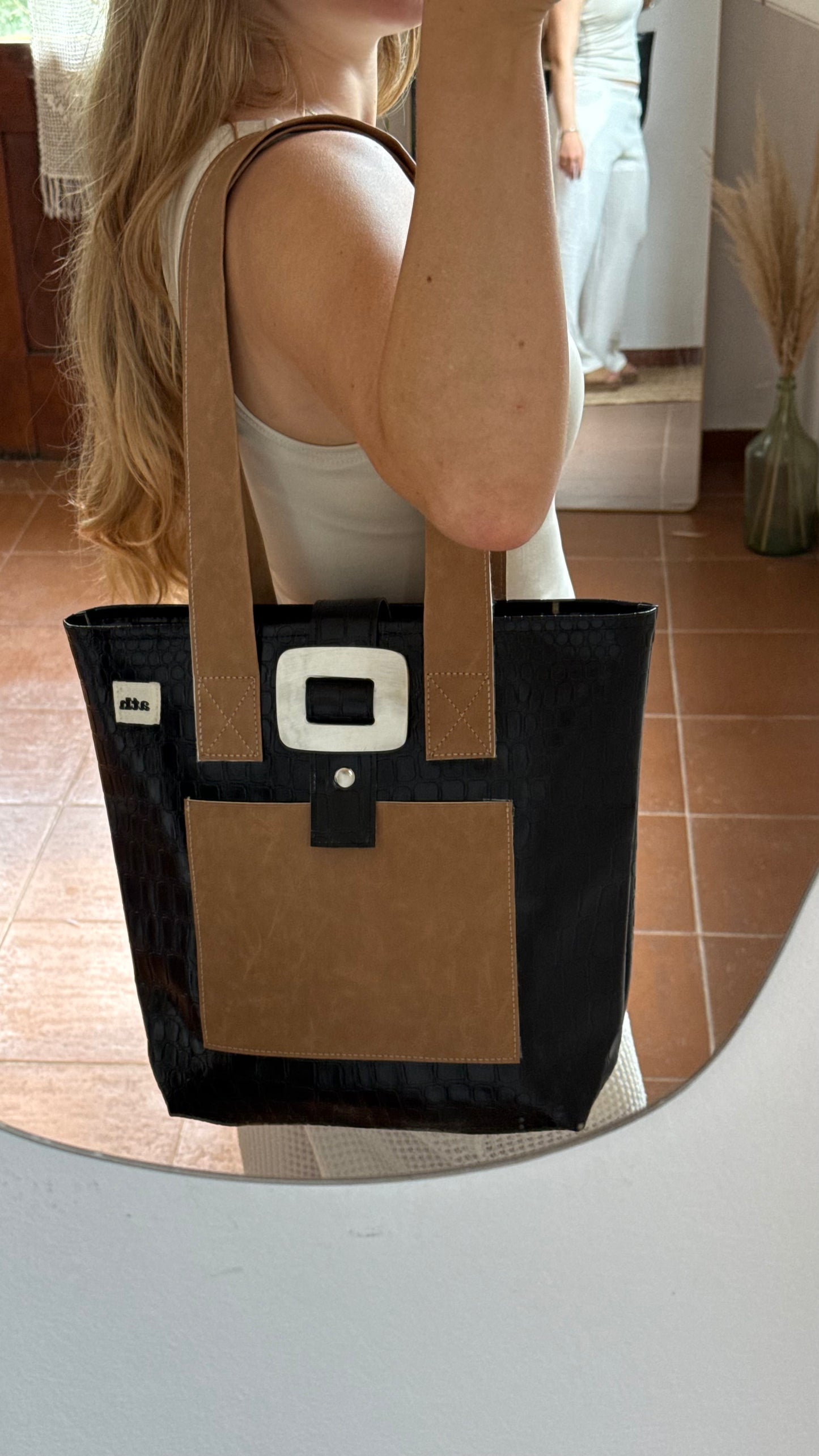 tote bag deva con cierre