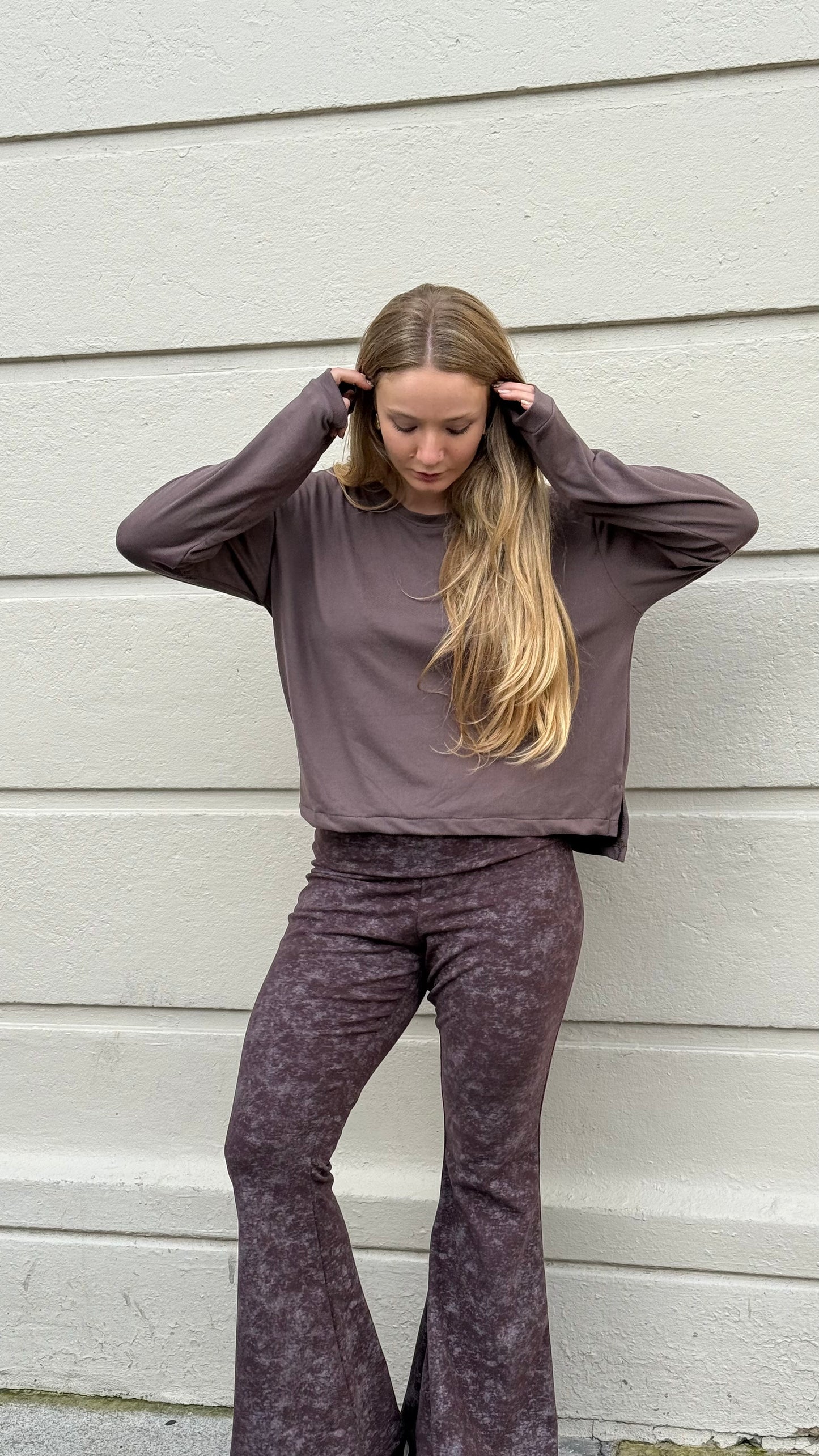 blusa basic chocolate