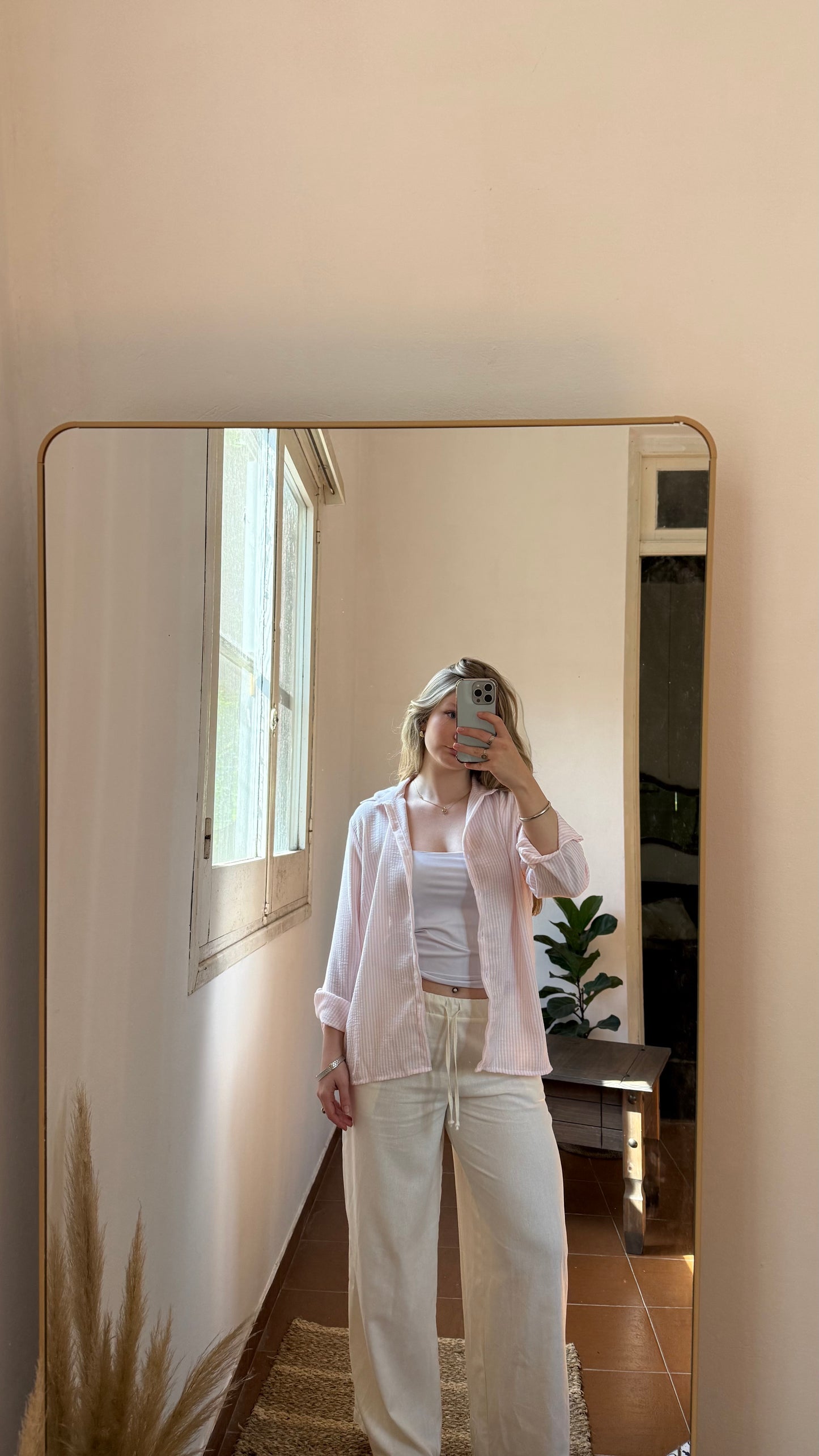camisa aika rosa