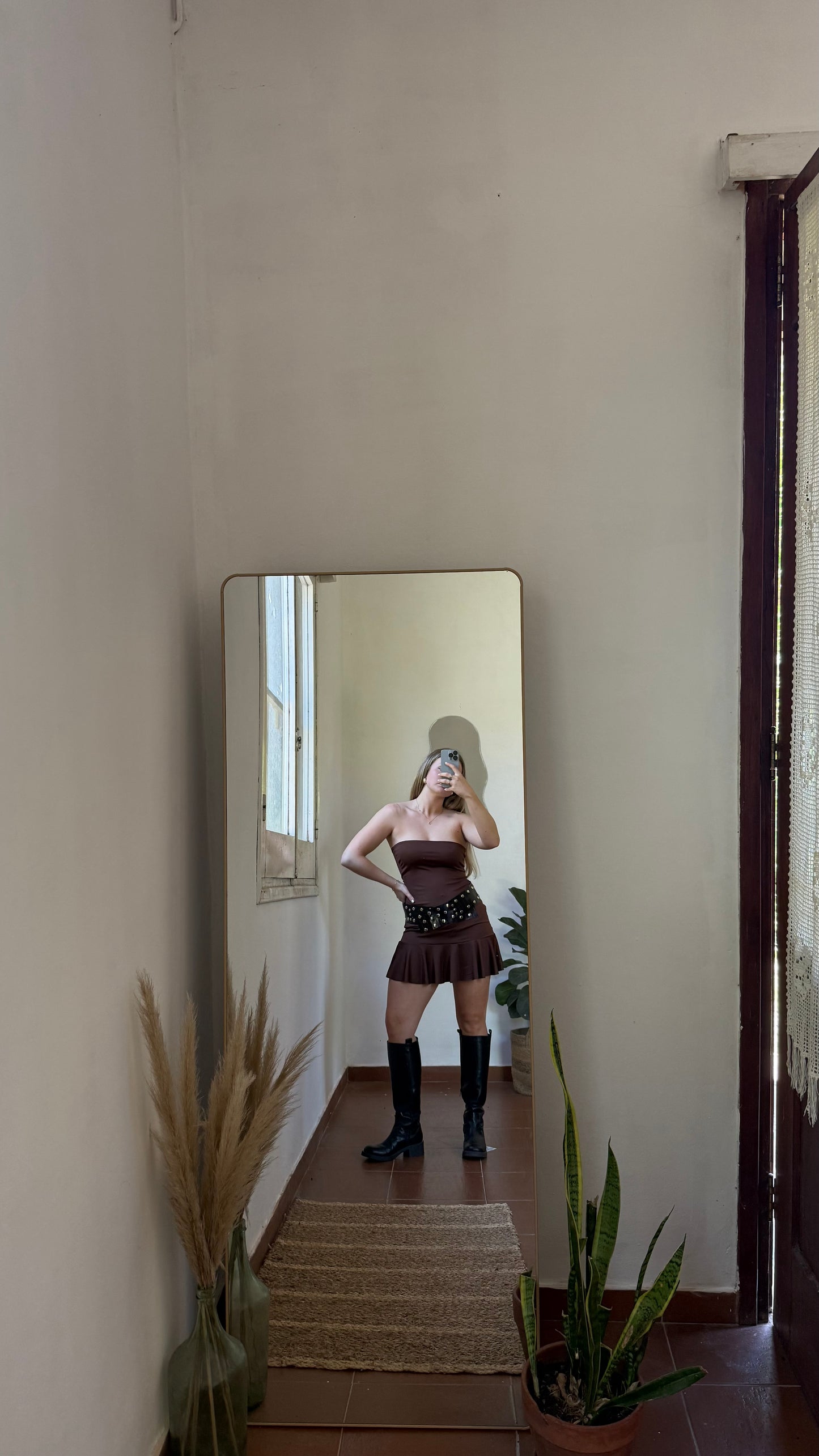 vestido essential chocolate