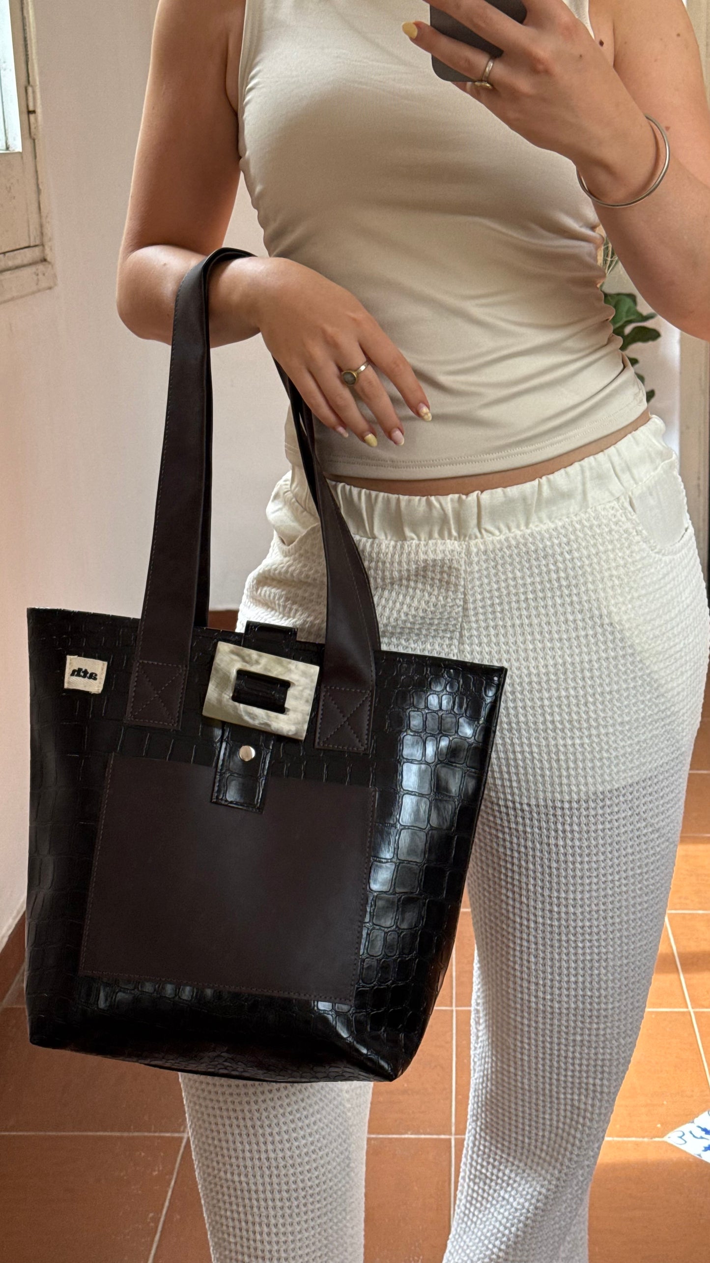 tote bag deva con cierre