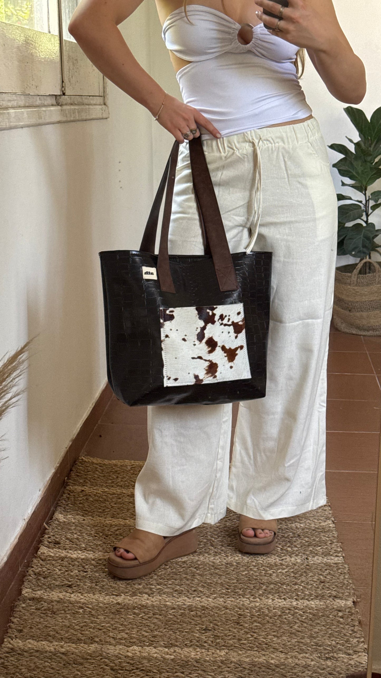 tote bag cow