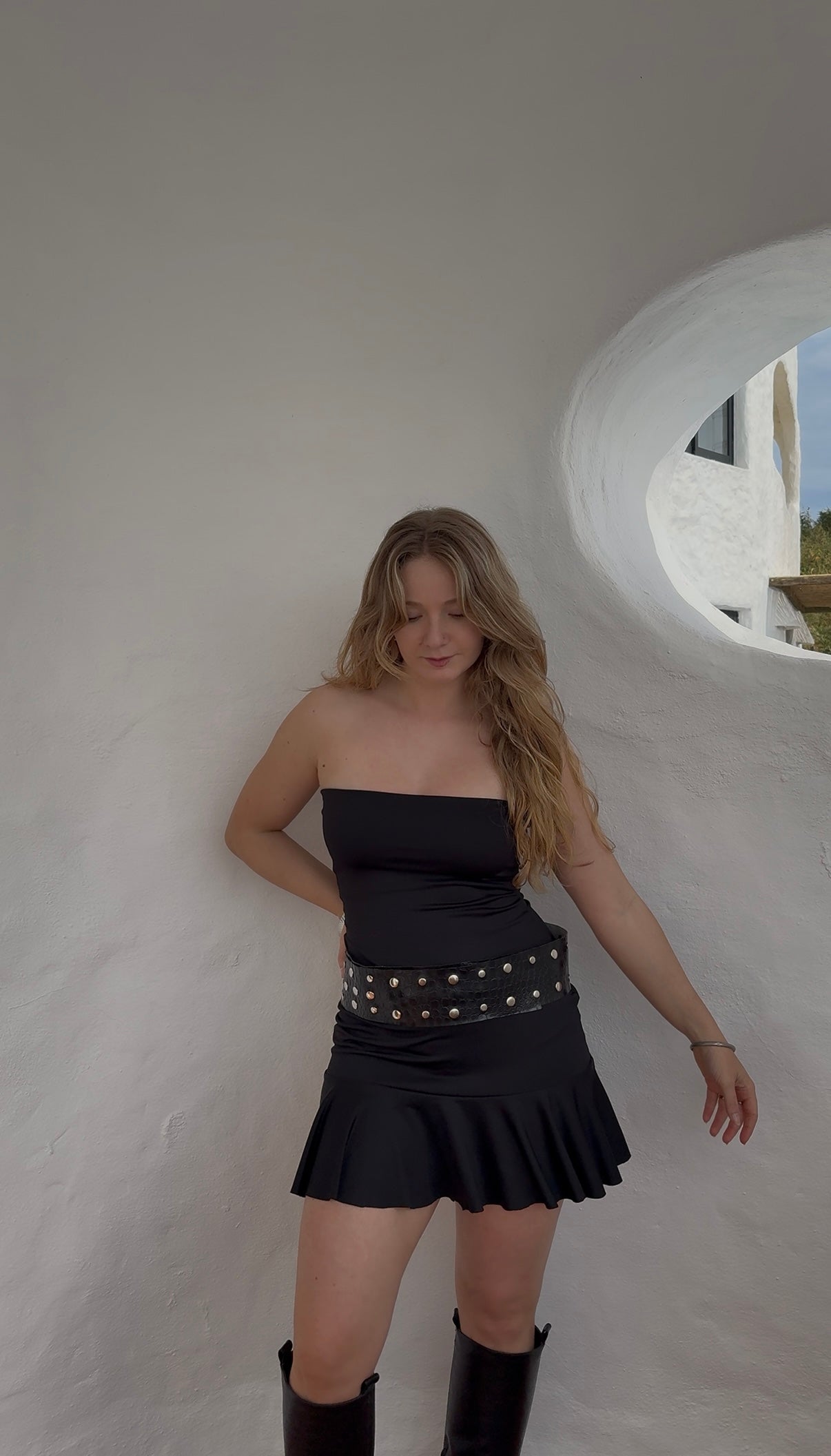 vestido essential negro