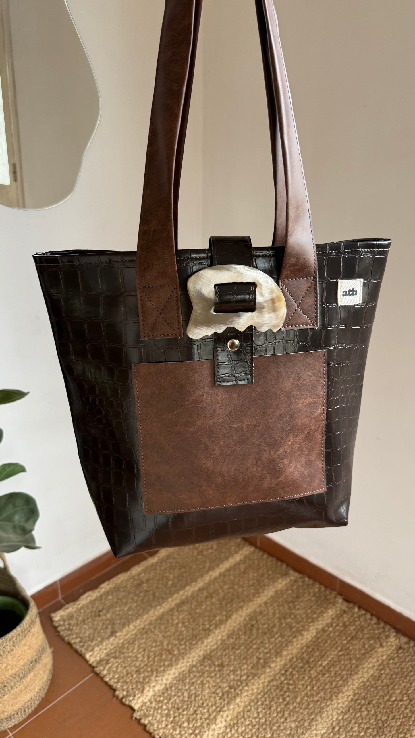 tote bag deva con cierre