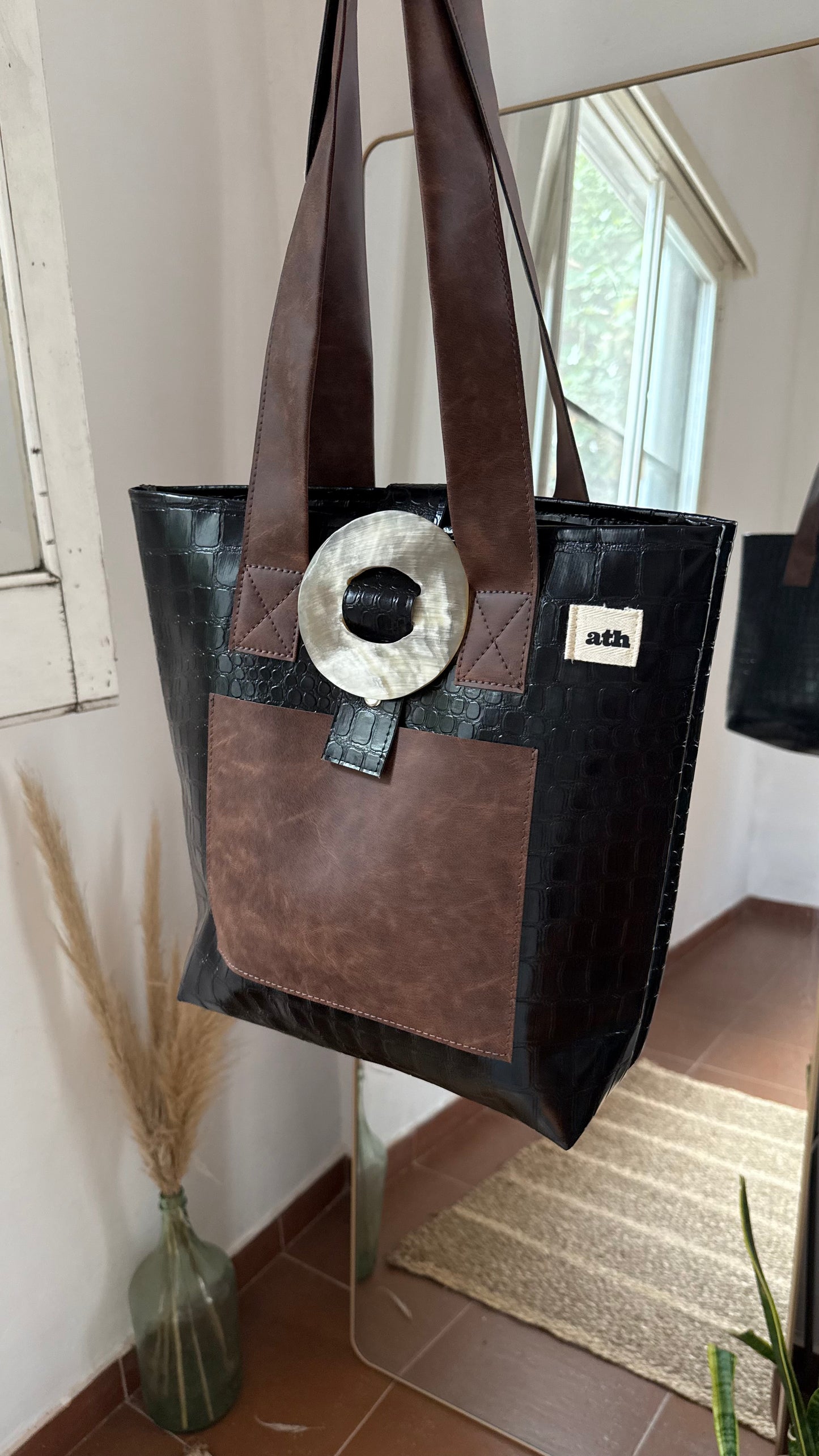 tote bag deva con cierre