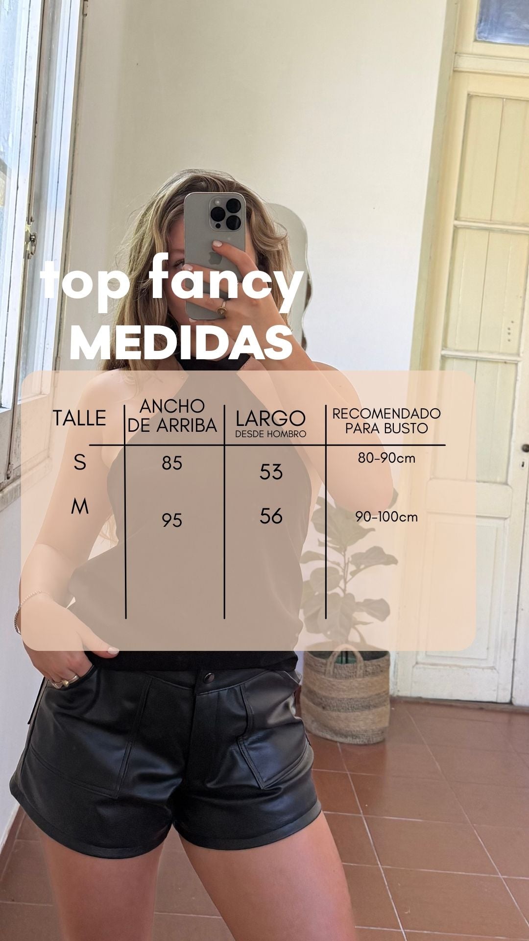 top fancy blanco